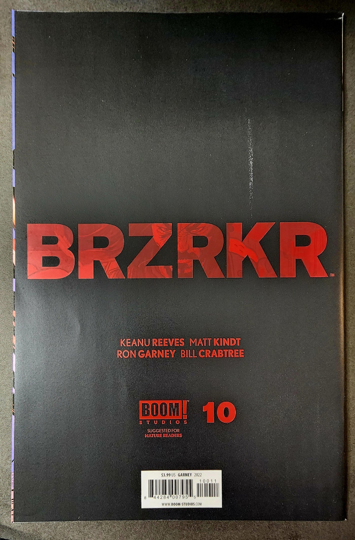 BRZRKR #10 Cover A (VF+)