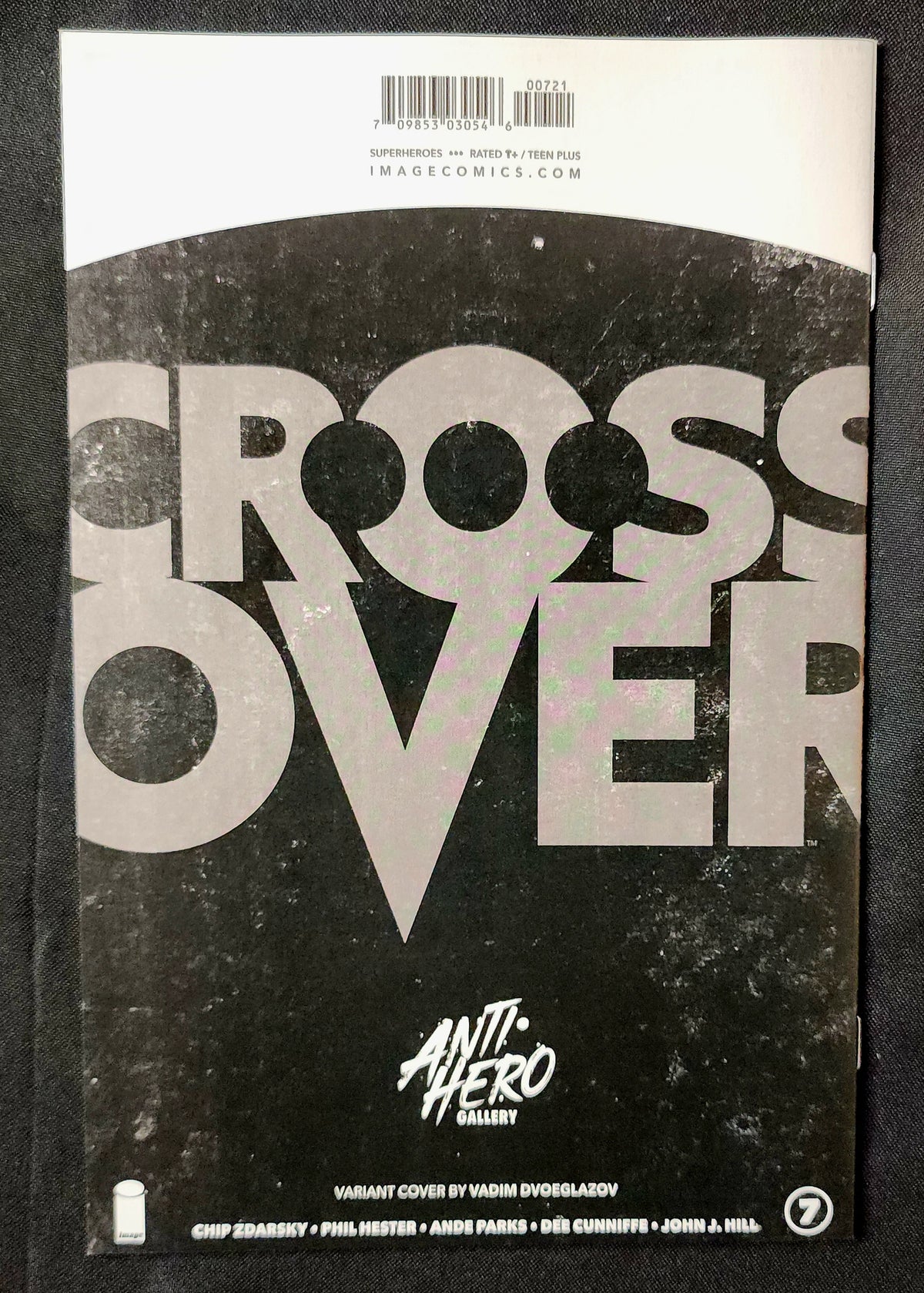 Crossover #7 Antihero Gallery Virgin Variant (NM)
