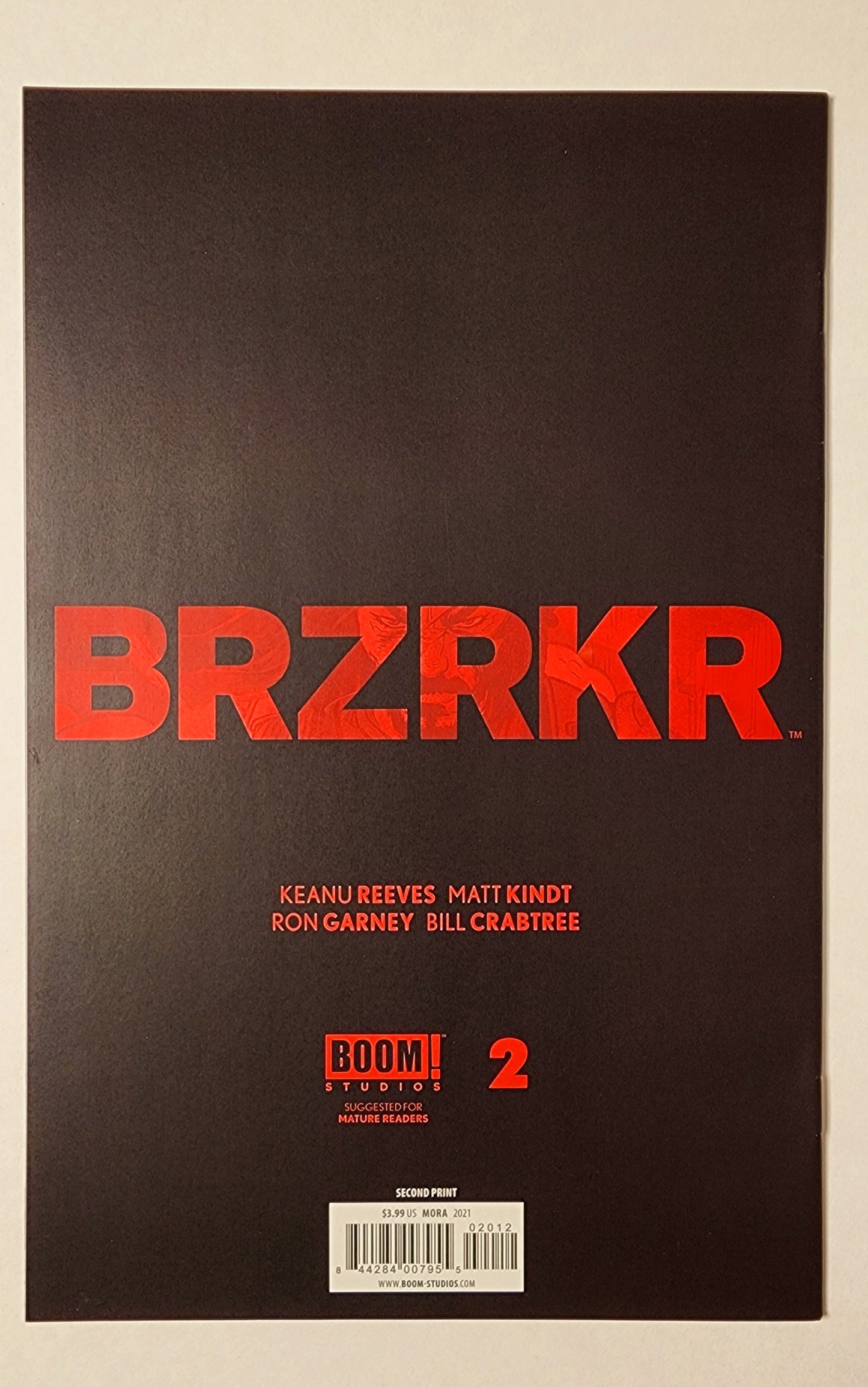 BRZRKR #2 2nd Print (NM-)