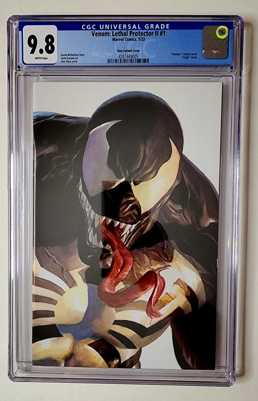 Venom Lethal Protector II #1 Alex Ross Timeless Variant CGC 9.8