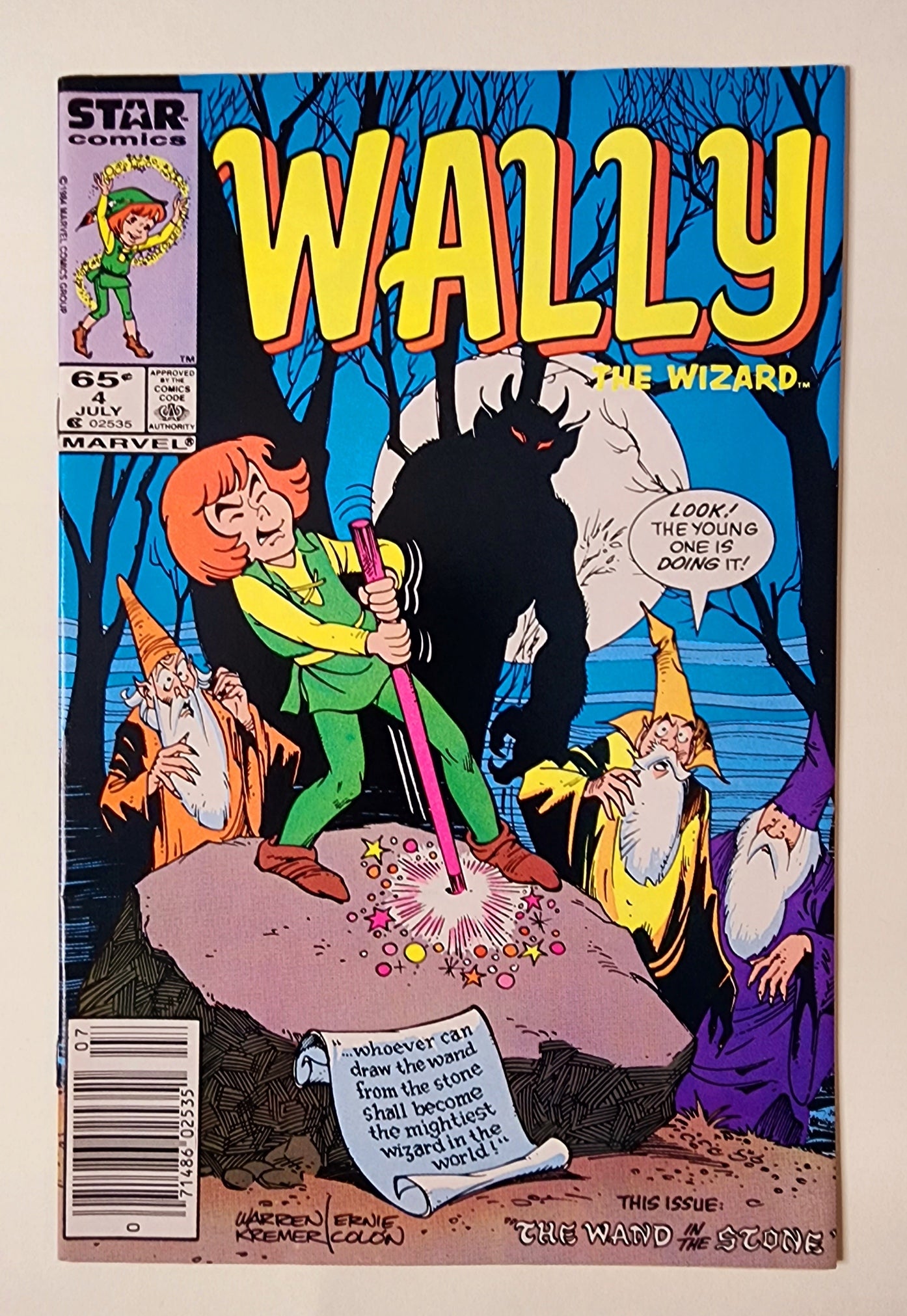 Wally The Wizard #4 Newsstand (FN/VF)