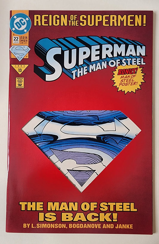 Superman: The Man of Steel #22 (VF)