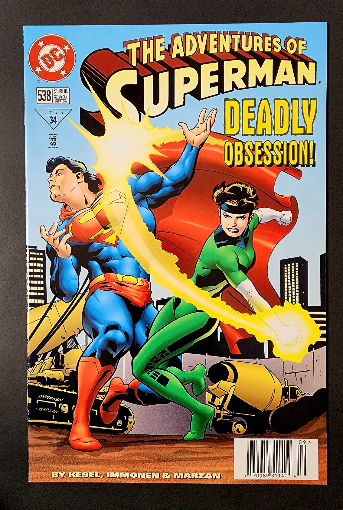 Adventures of Superman #538 Newsstand (VF-)
