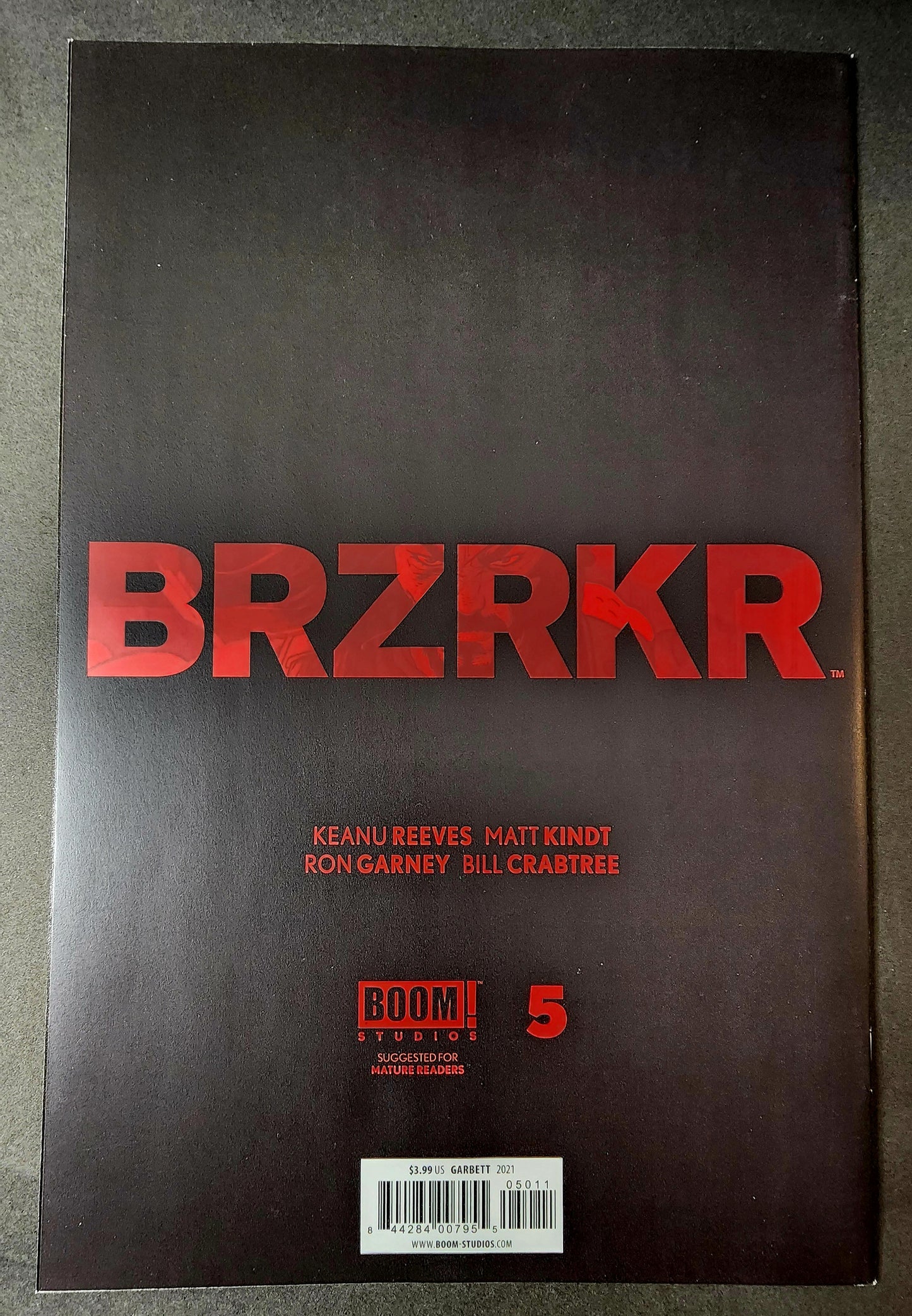 BRZRKR #5 Cover A (VF)
