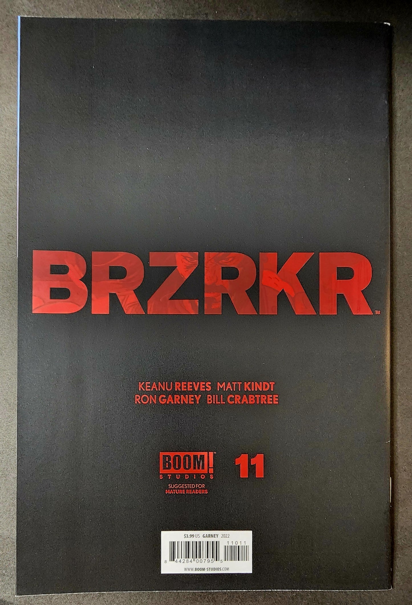 BRZRKR #11 Cover A (NM)