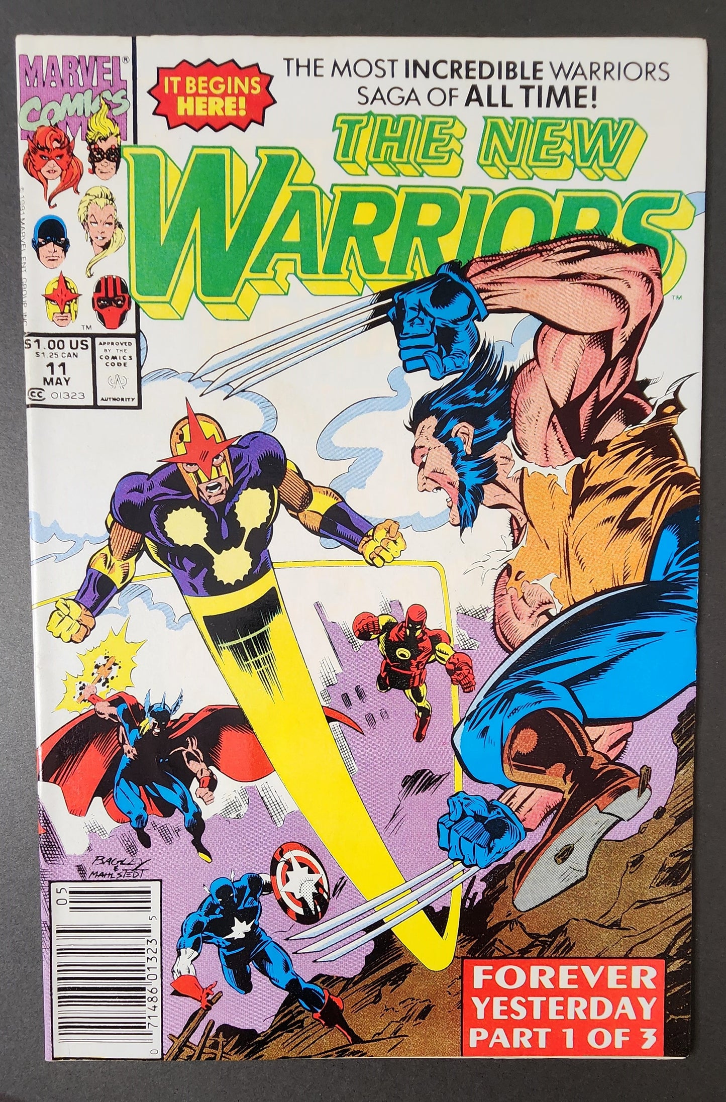 The New Warriors #11 (VG-)