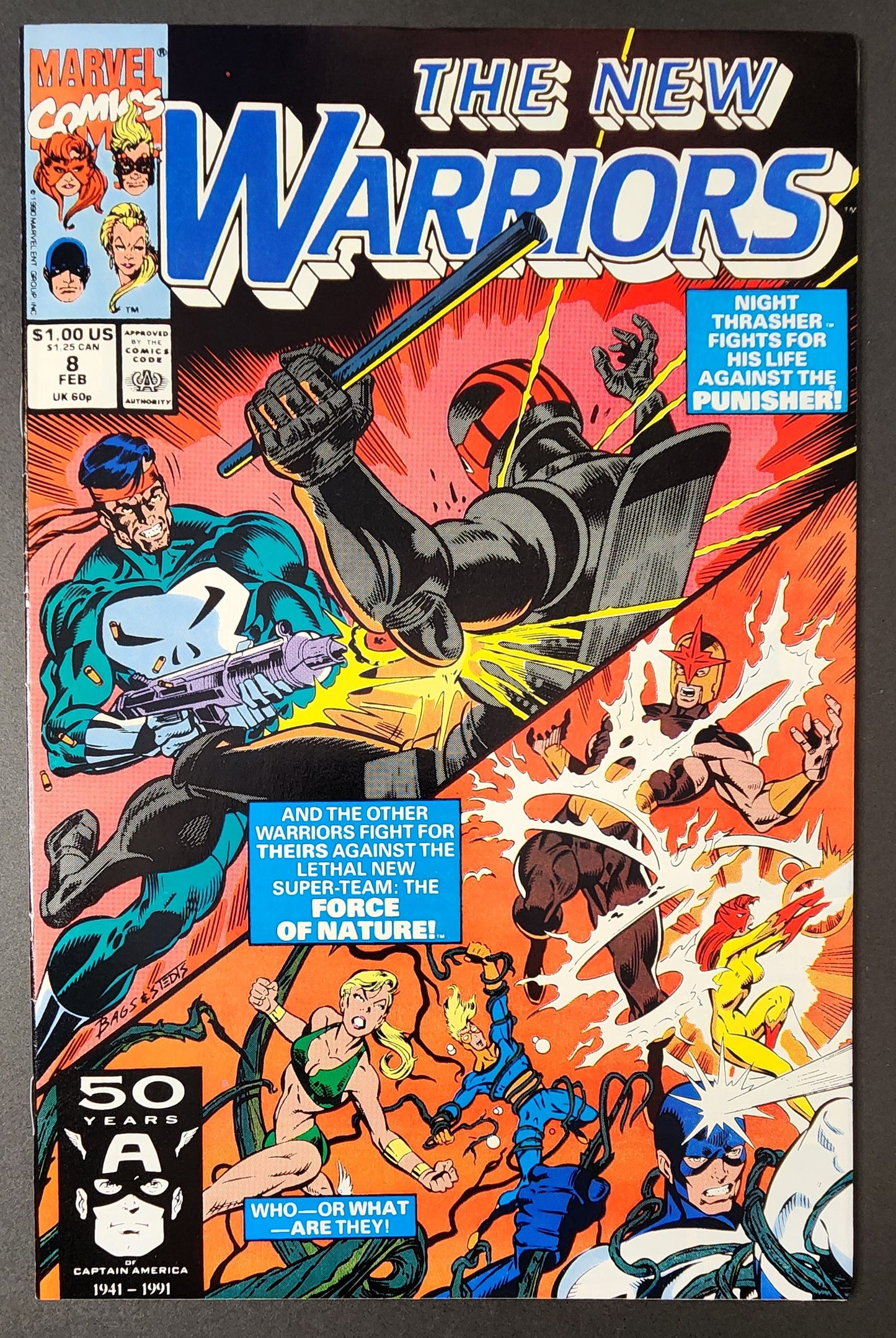 The New Warriors #8 (FN-)