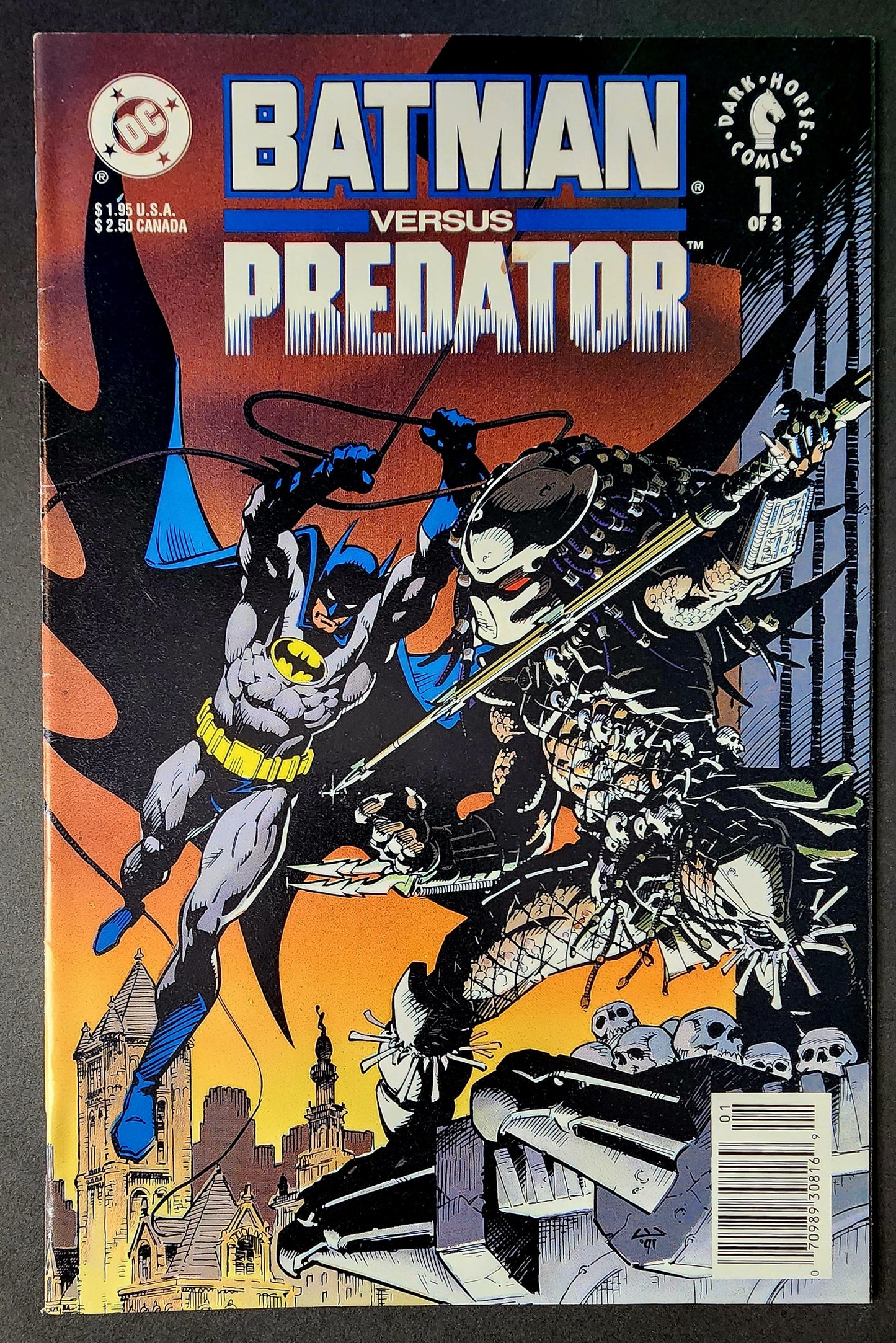 Batman vs. Predator #1 (VG) Newsstand