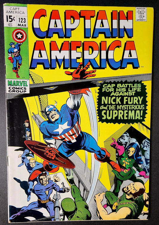 Captain America #123 (VG/FN)