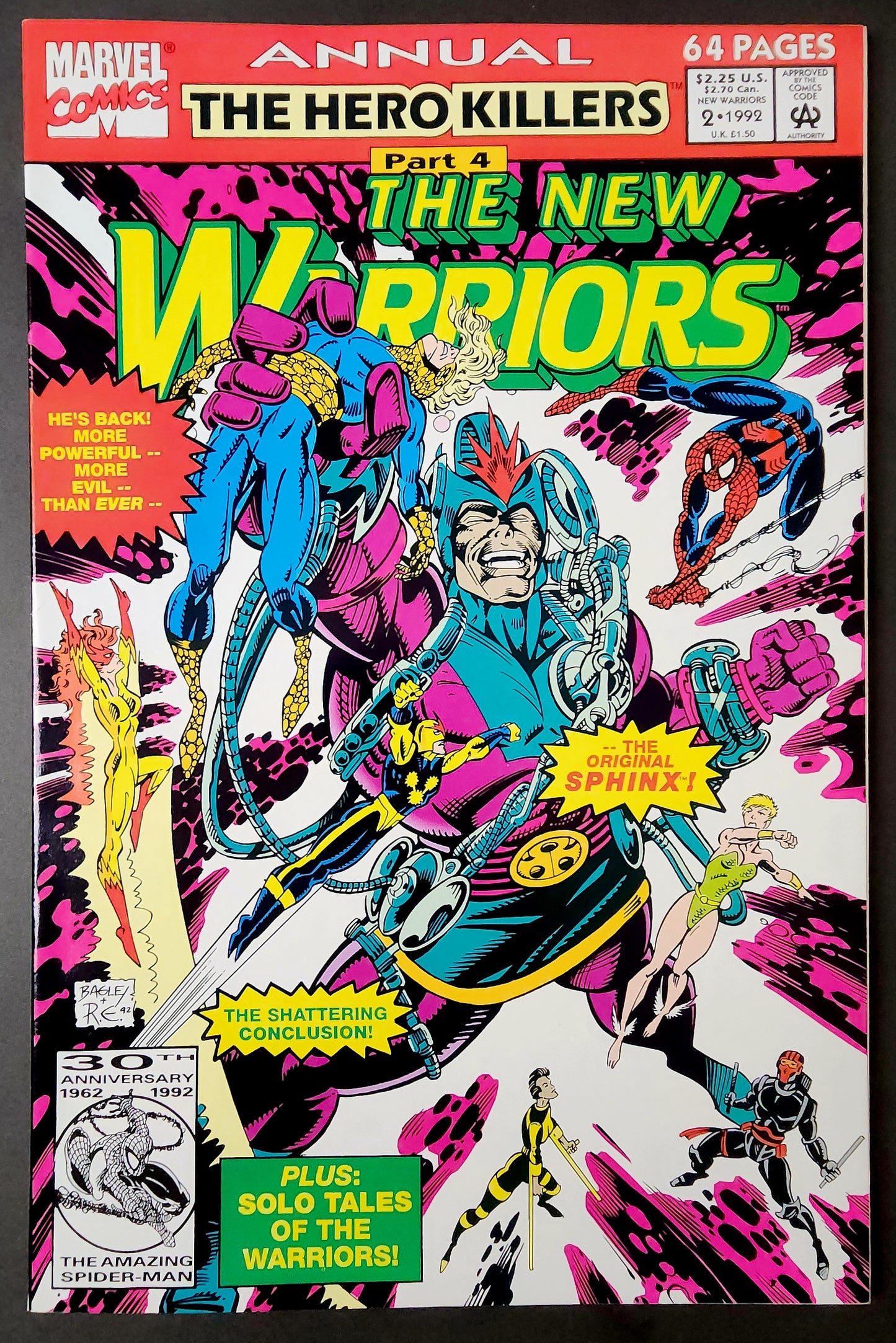 New Warriors Annual #2 (VF-)