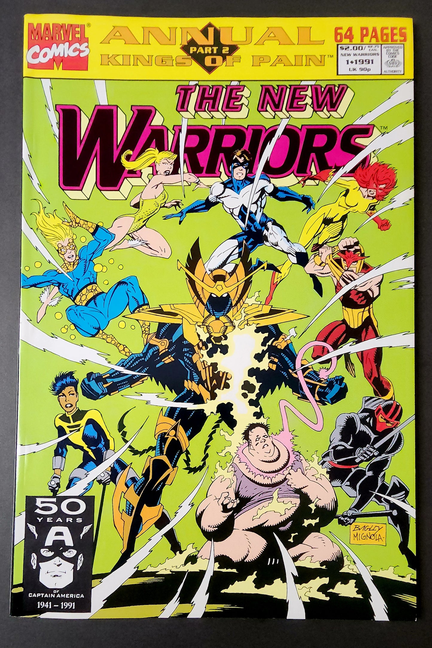 New Warriors Annual #1 (VF-)