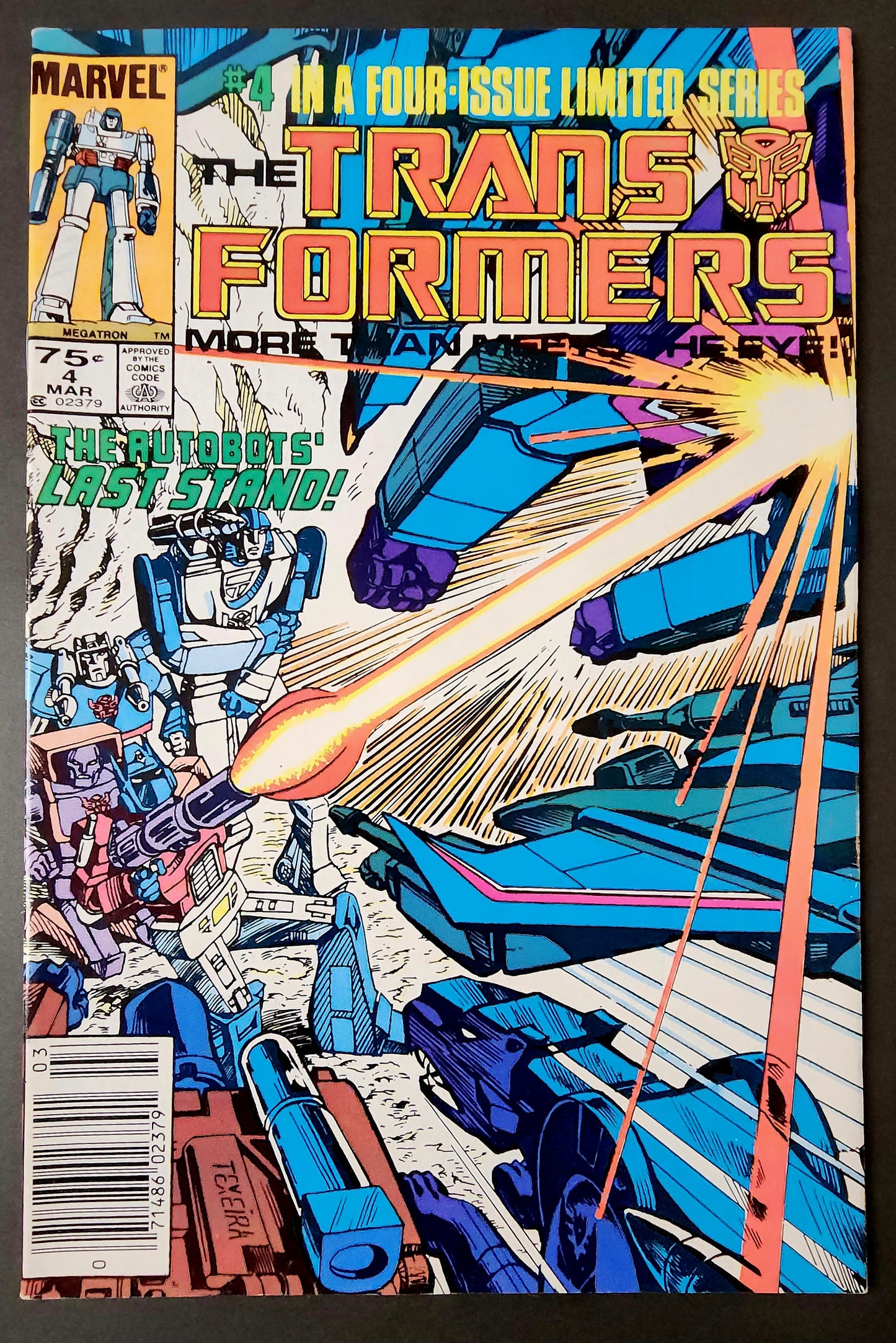 The Transformers #4 Newsstand (FN+)