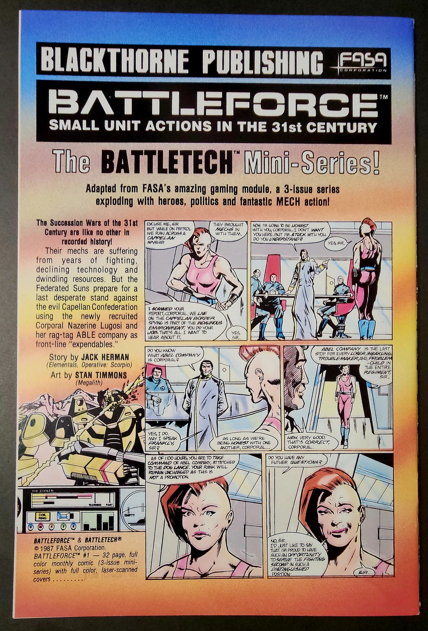 BattleTech #1 (VF/NM)