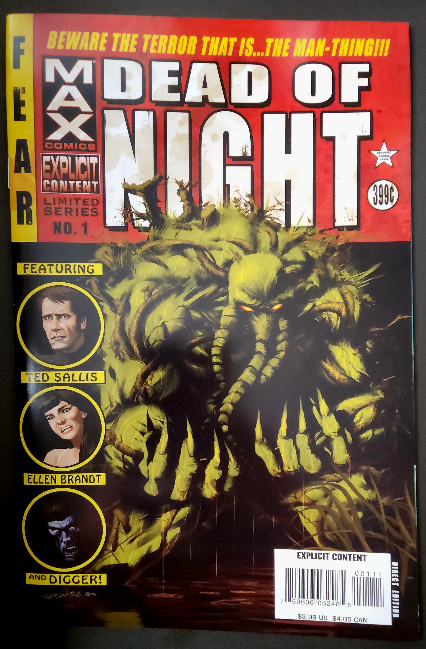 Dead of Night Featuring Man-Thing #1 (VF/NM)