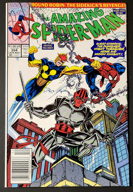 Amazing Spider-Man #354 Newsstand (VF)