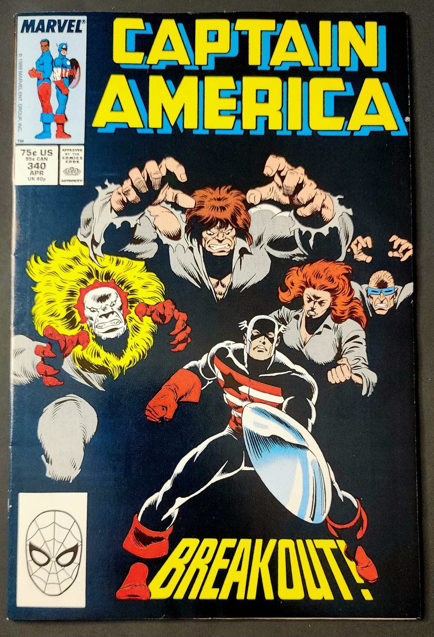 Captain America #340 (FN/VF)