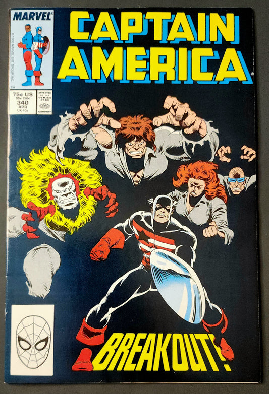 Captain America #340 (FN/VF)