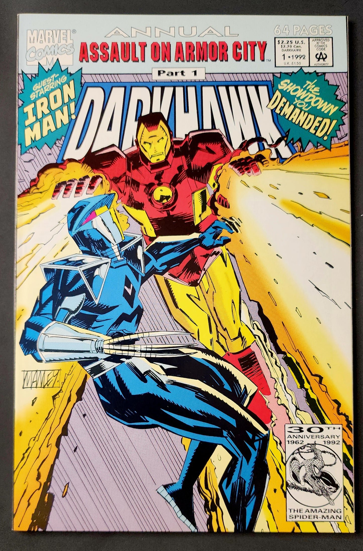 Darkhawk Annual #1 (VF-)