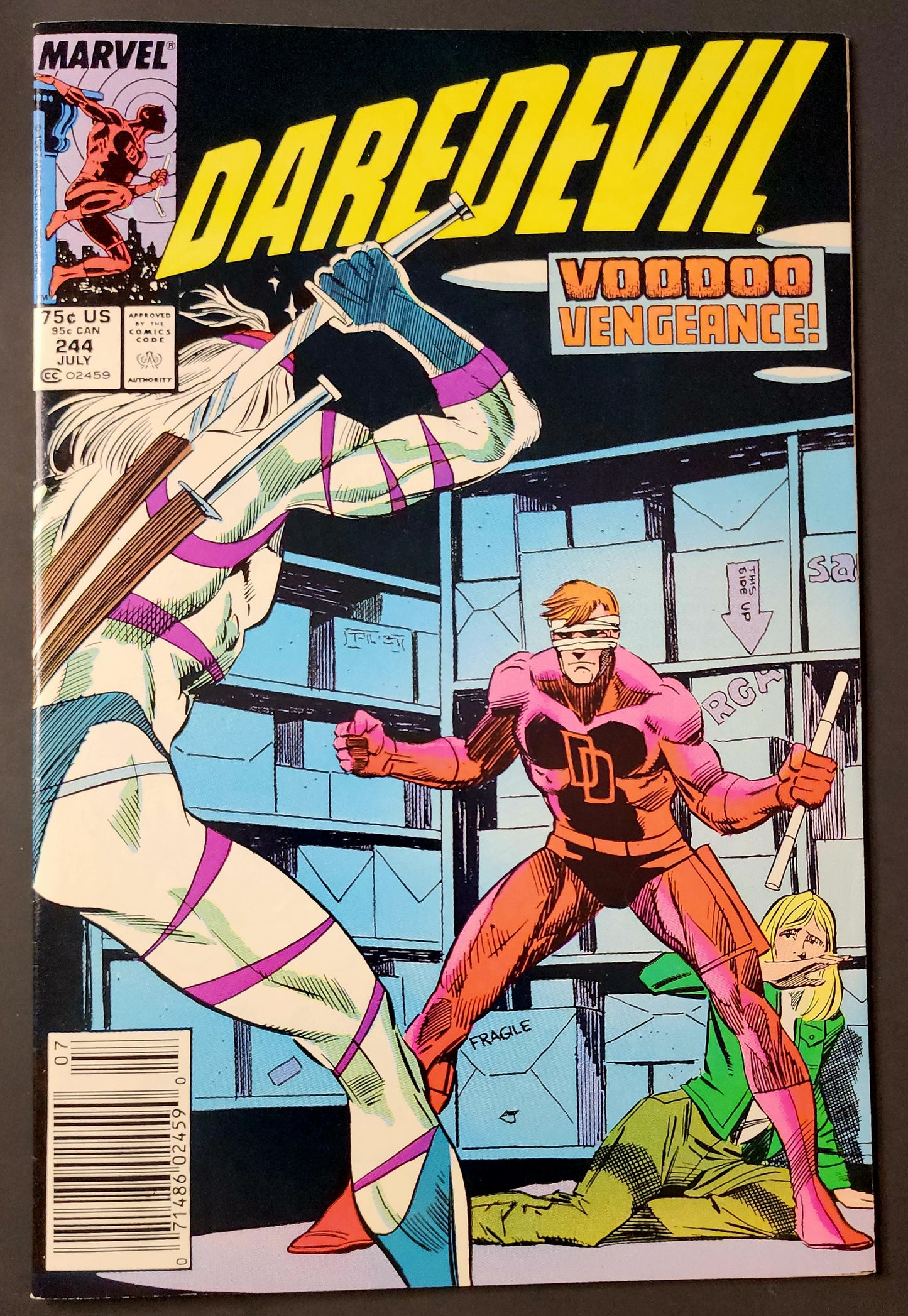 Daredevil #244 Newsstand (FN+)