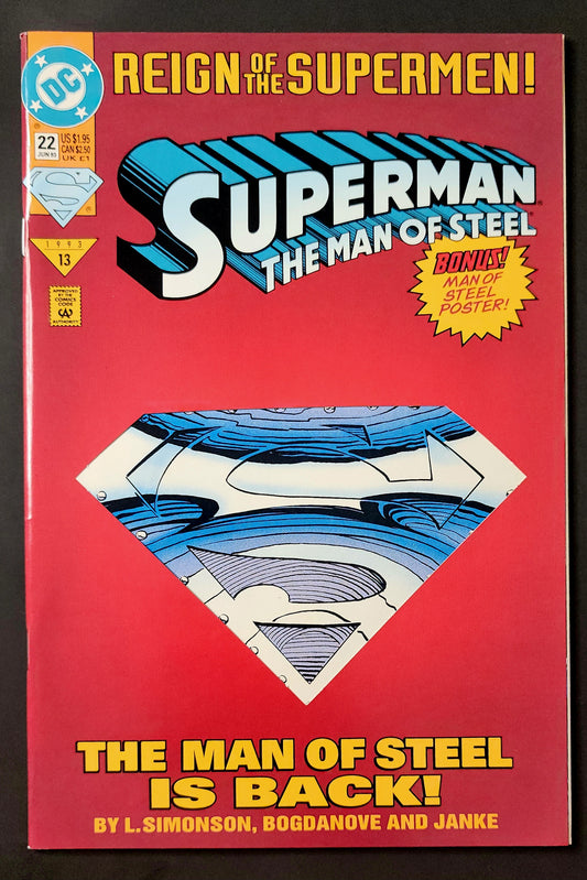 Superman: Man of Steel #22 (FN/VF)