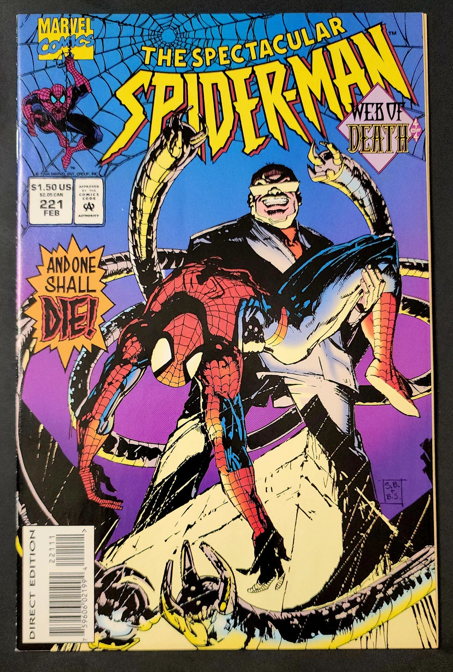 Spectacular Spider-Man #221 (VF+)