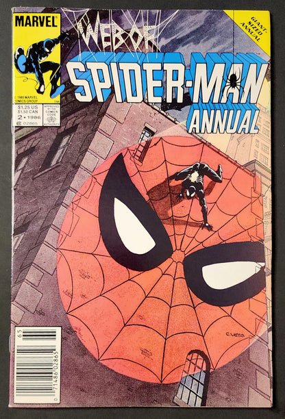 Web of Spider-Man Annual #2 Newsstand (FN-)