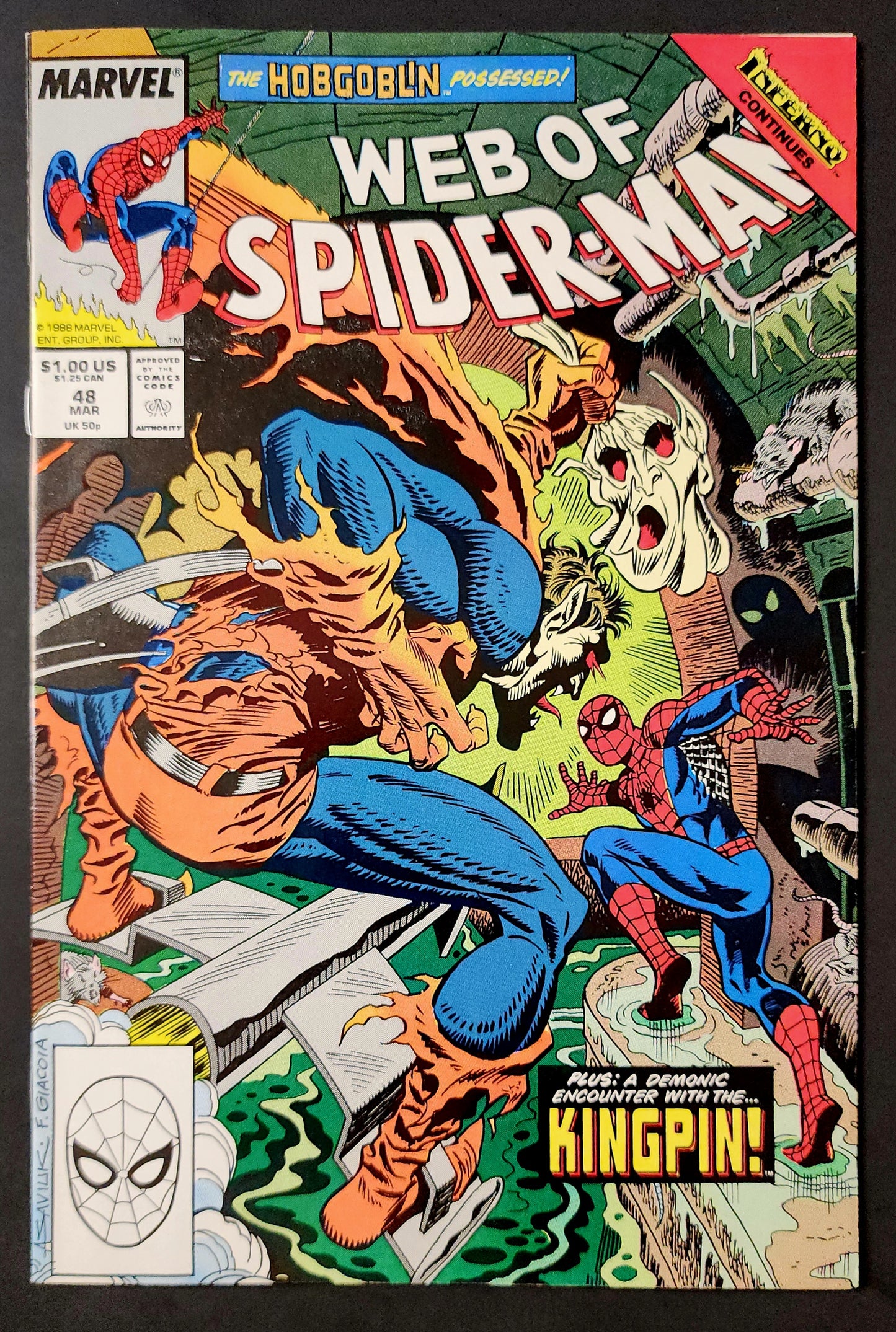 Web of Spider-Man #48 (FN+)