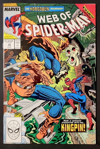Web of Spider-Man #48 (FN+)