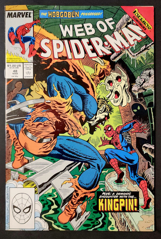 Web of Spider-Man #48 (FN+)