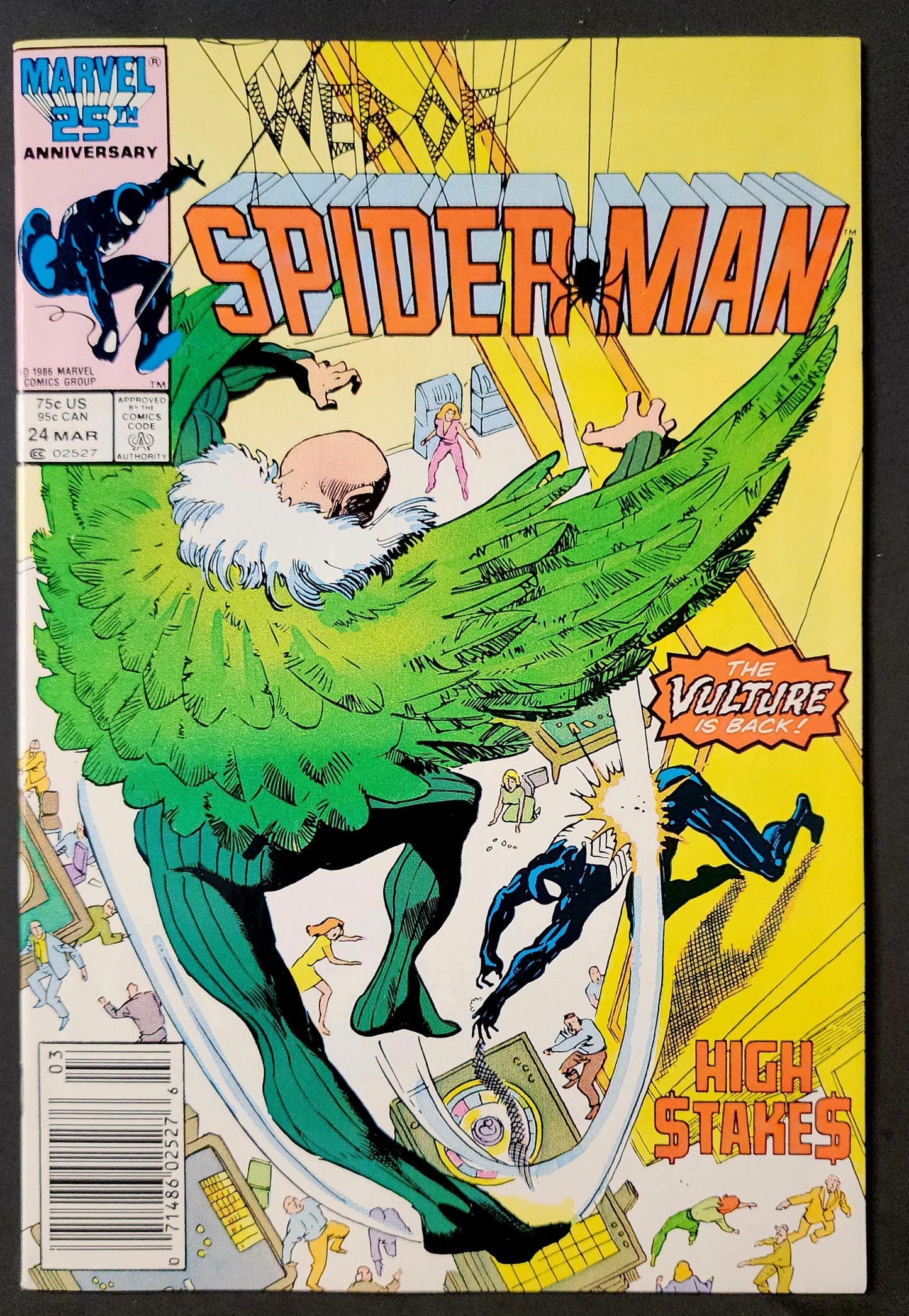 Web of Spider-Man #24 (FN-)