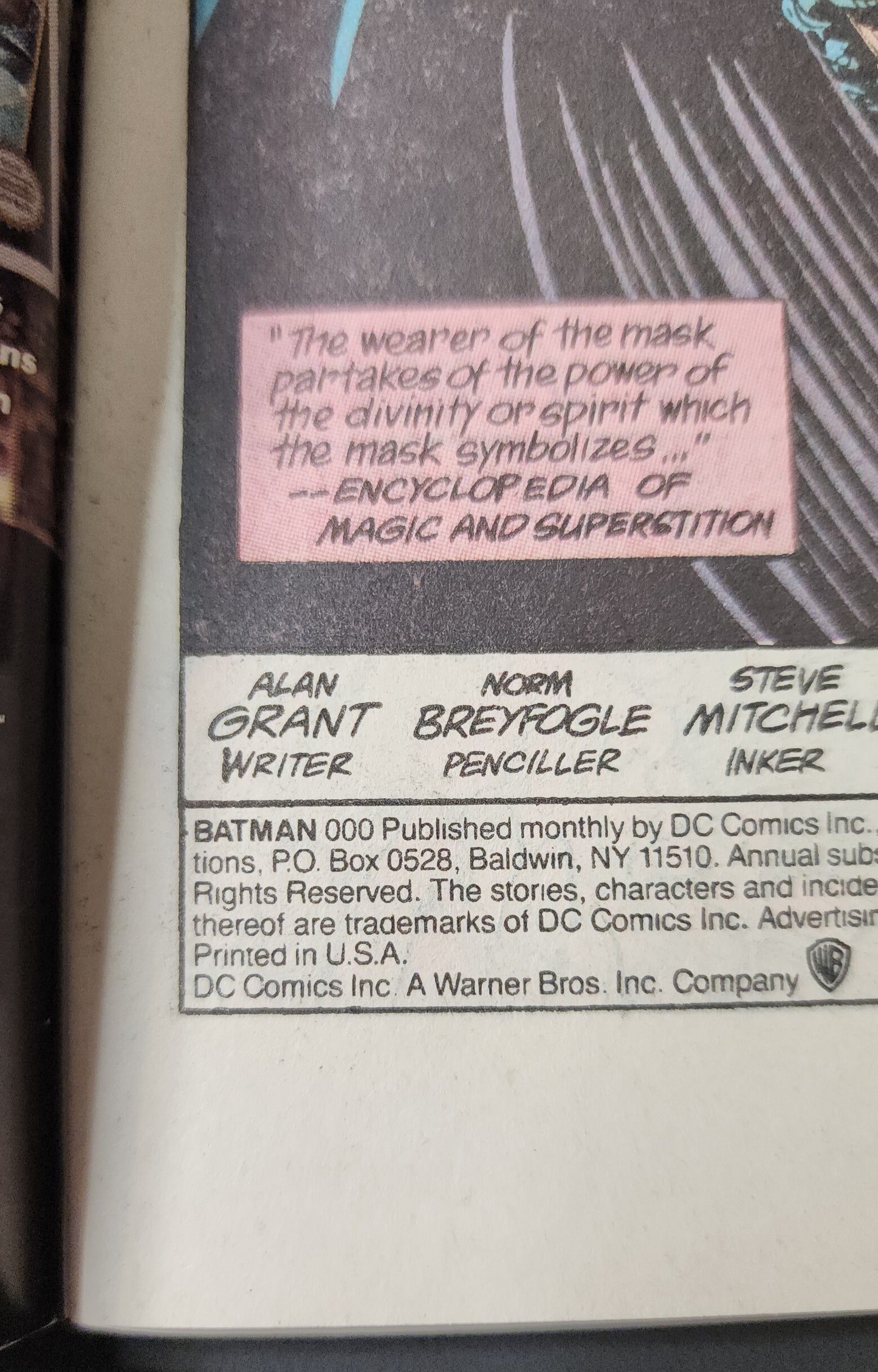 Batman #457 000 Error (VF)