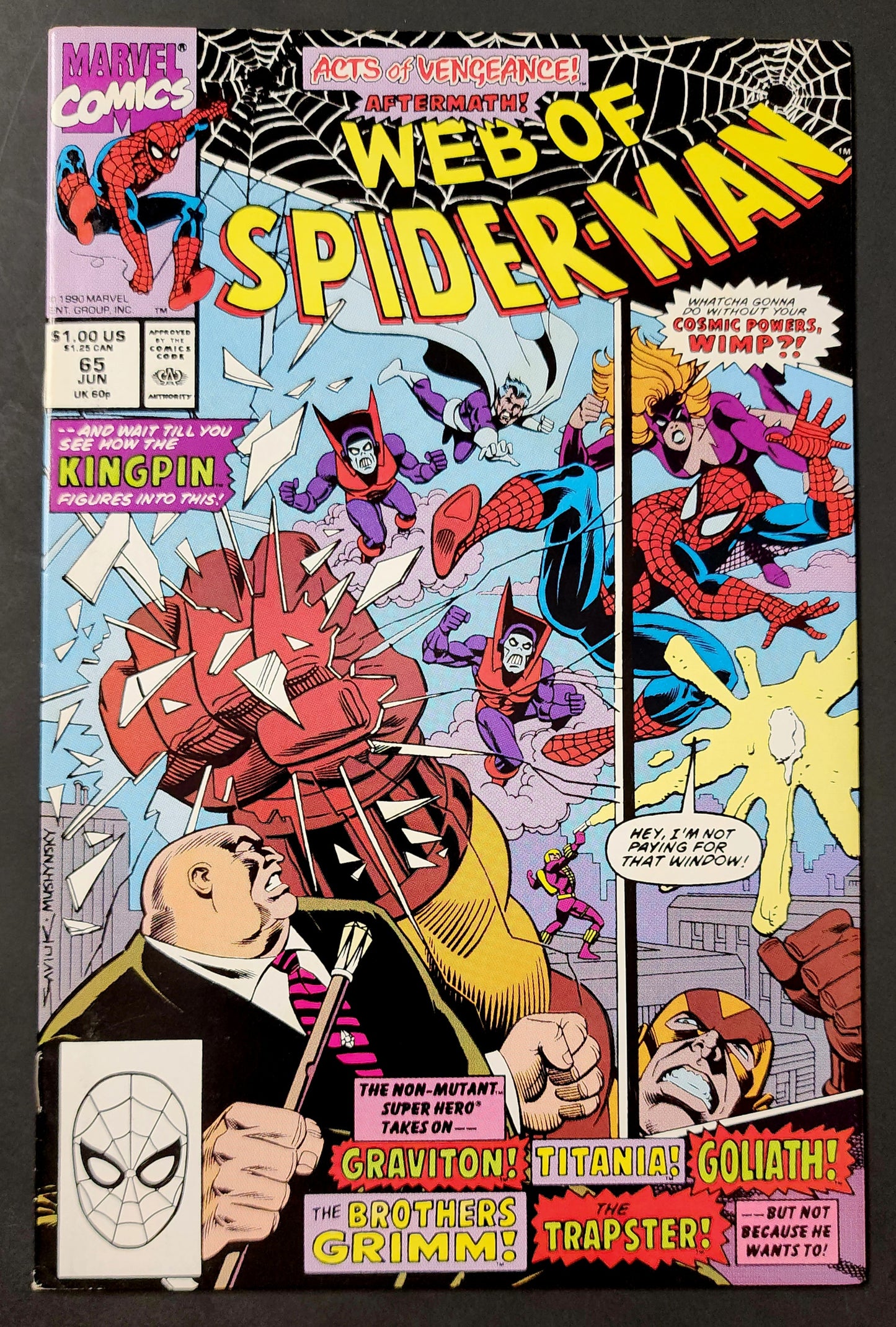 Web of Spider-Man #65 (FN+)