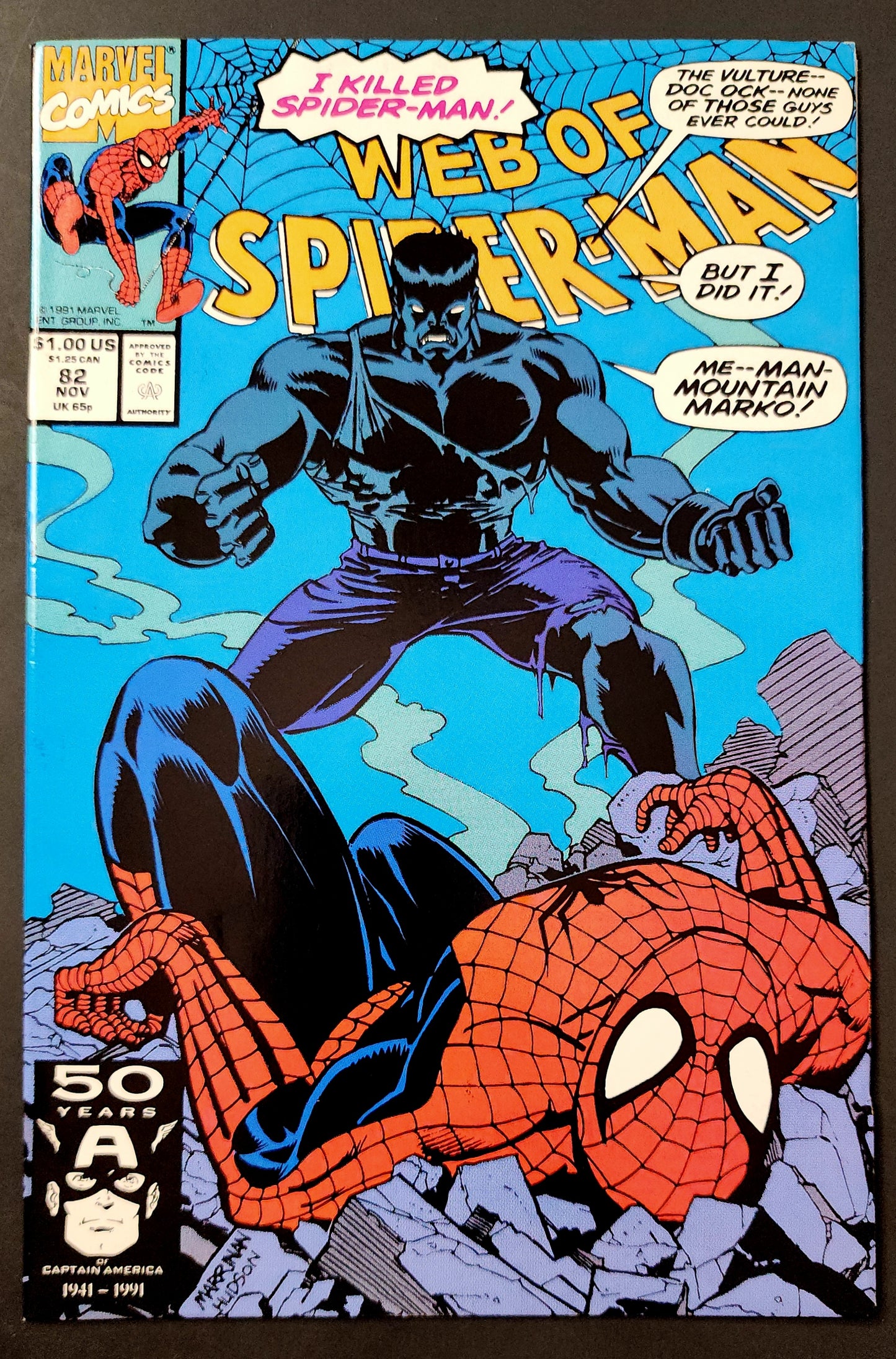 Web of Spider-Man #82 (FN/VF)