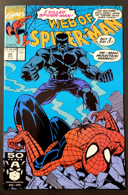Web of Spider-Man #82 (FN/VF)