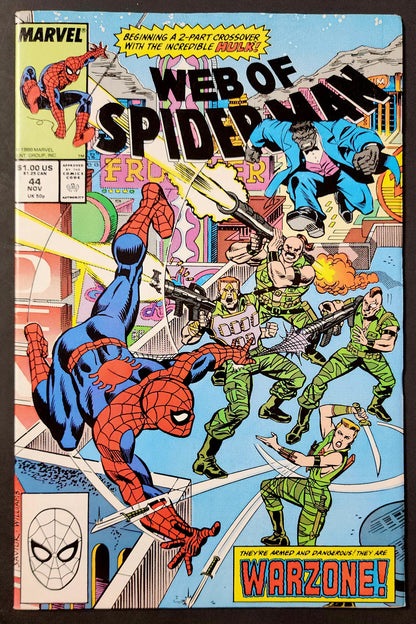 Web of Spider-Man #44 (FN-)