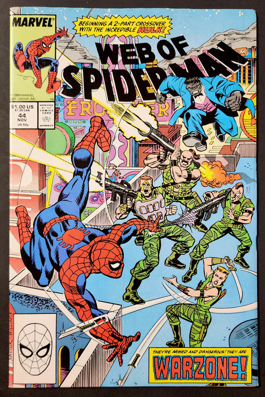 Web of Spider-Man #44 (FN-)
