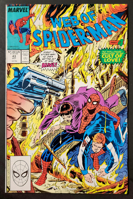 Web of Spider-Man #43 (FN-)