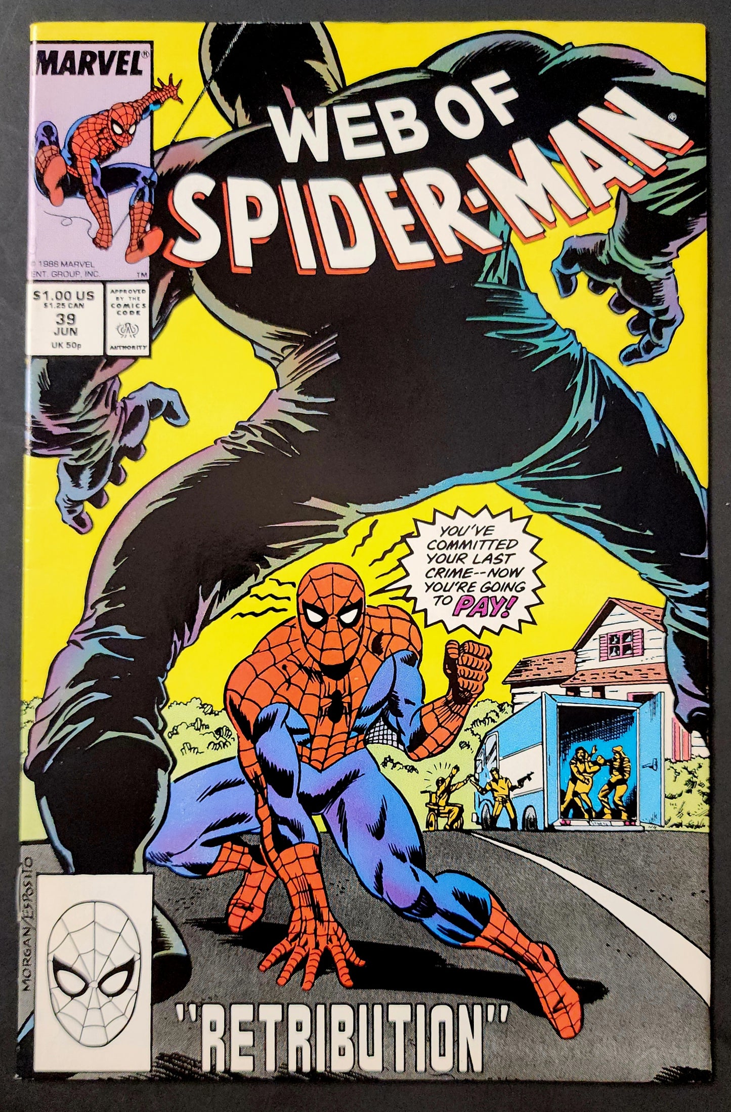 Web of Spider-Man #39 (FN-)