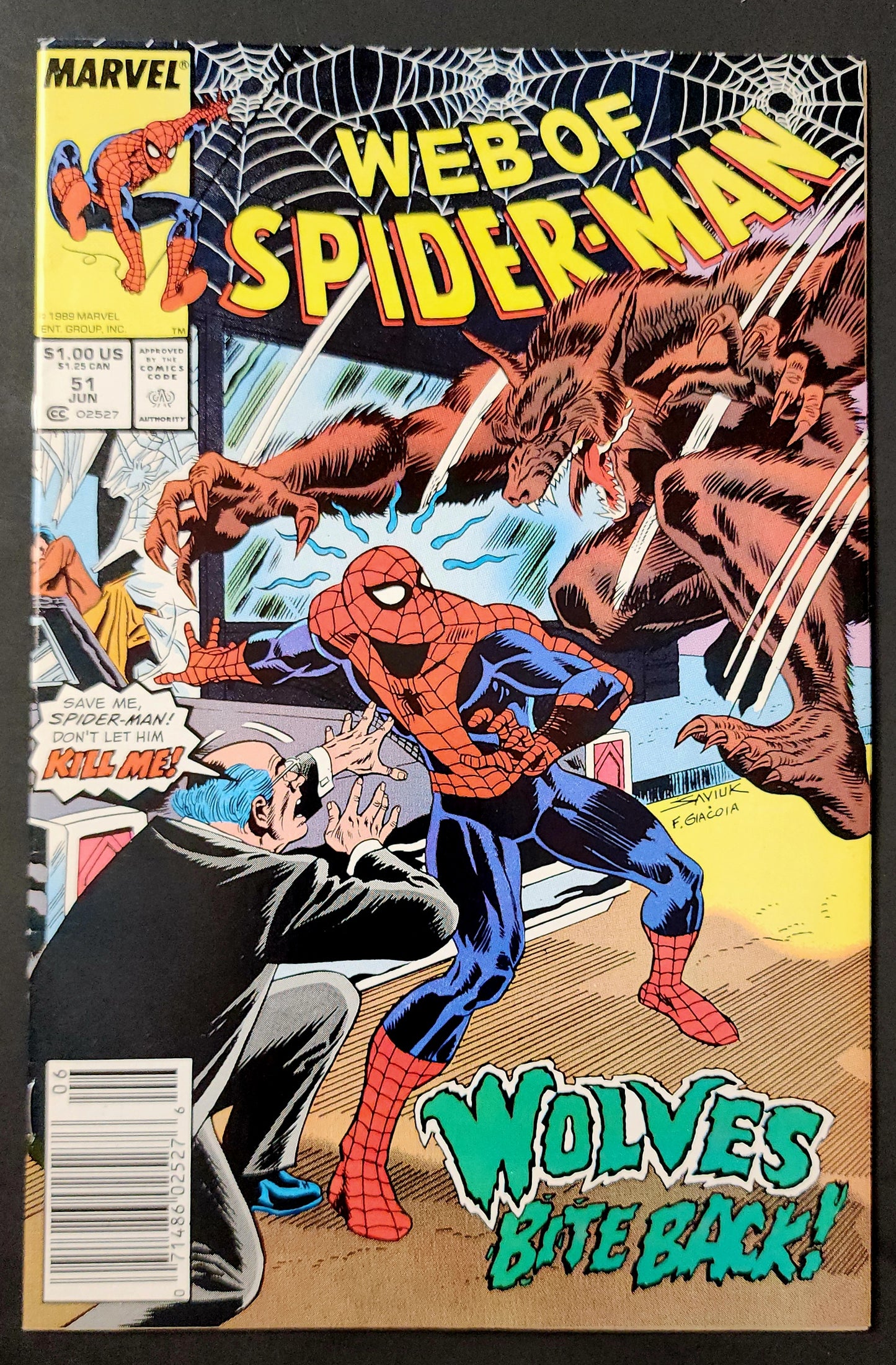 Web of Spider-Man #51 (FN)