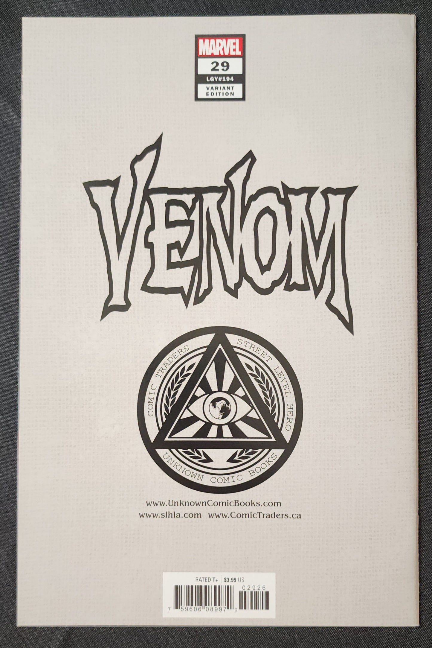 Venom (Vol. 4) #29 Unknown Comics Variant (FN/VF)