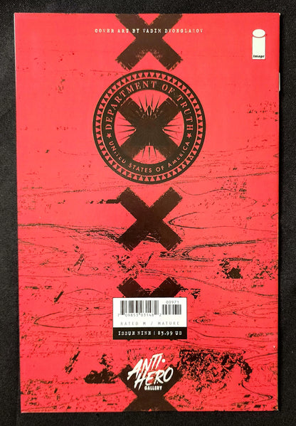 The Department of Truth #9 Antihero Gallery Variant (VF/NM)