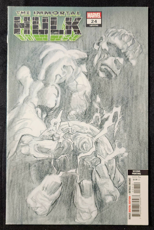 Immortal Hulk #24 2nd Print (VF-)