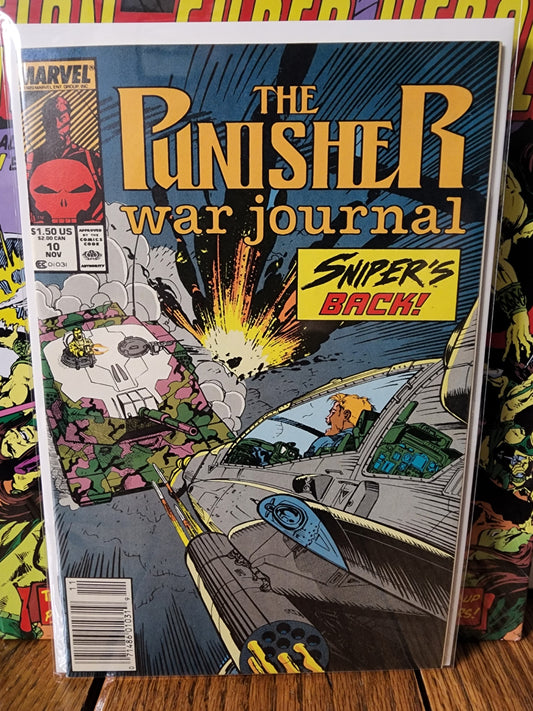 Punisher War Journal #10 (VF+) Newsstand Edition