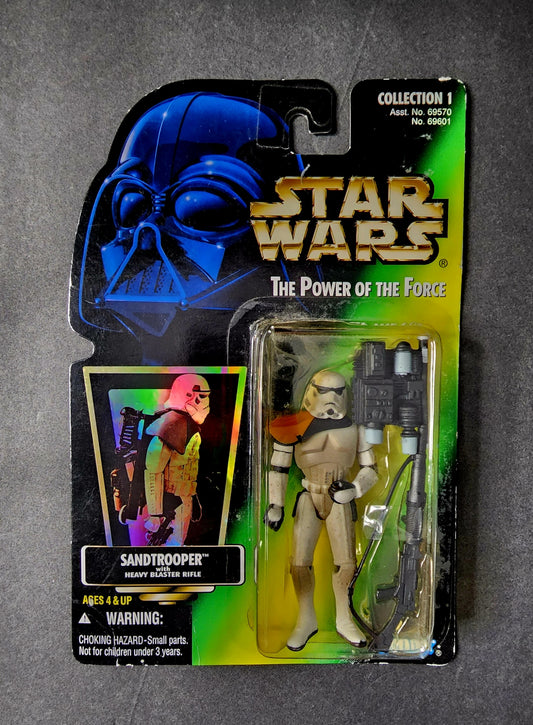 Star Wars: The Power of the Force Sandtrooper with Heavy Blaster Rifle