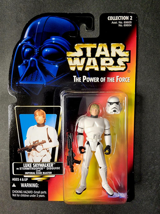 Star Wars: The Power of the Force Luke Skywalker in Stormtrooper Disguise (Red Card Variant)