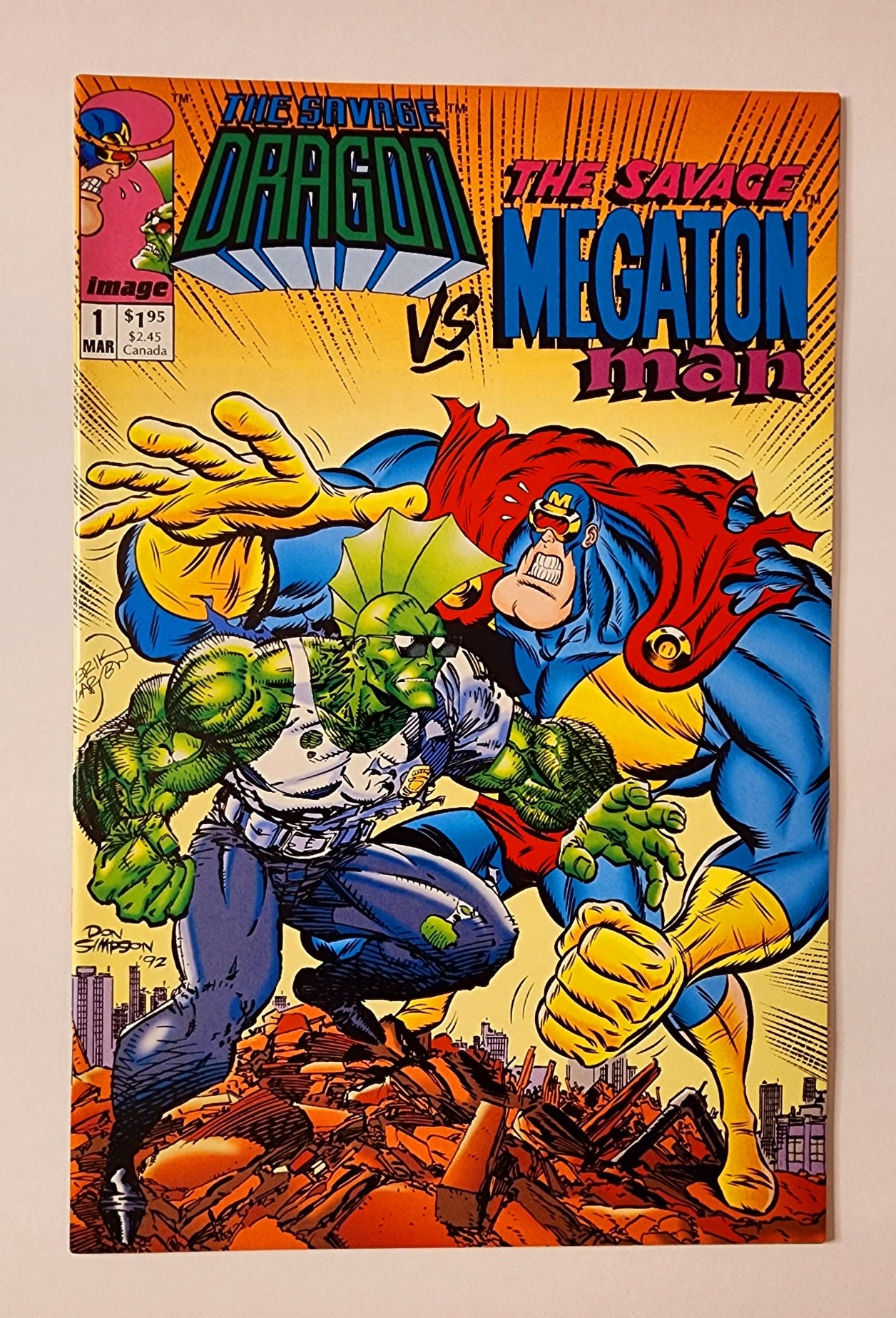 Savage Dragon vs Savage Megaton Man #1 (VF/NM)