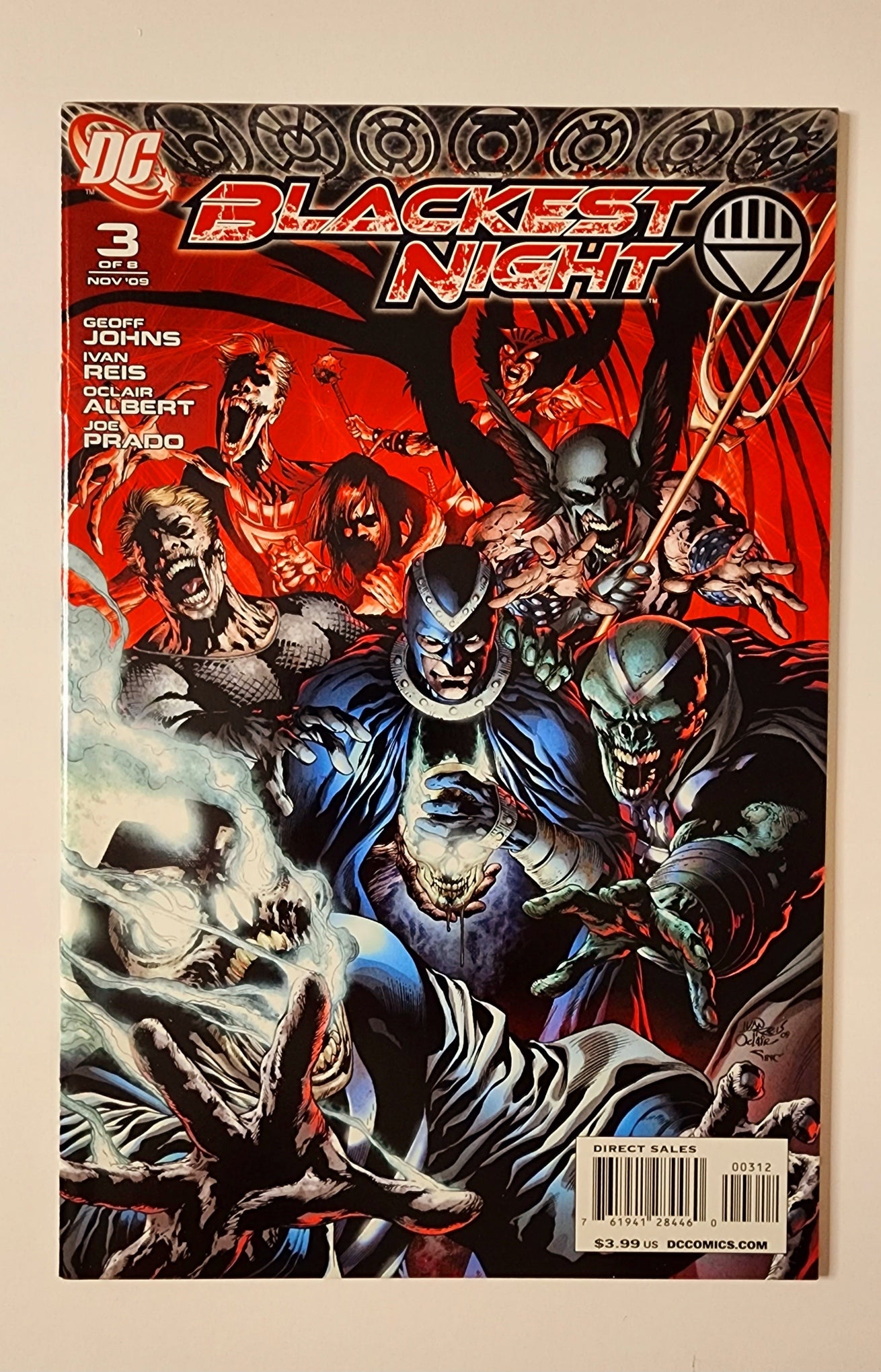 Blackest Night #3 2nd Print (NM)
